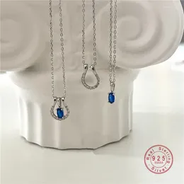 Pendants HI MAN 925 Sterling Silver Light Luxury A Wearable Variety Of Styles Necklace Women Noble Elegant Banquet Jewellery