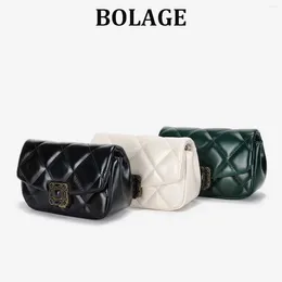 Shoulder Bags Explosion Style Small Fragrance Rhombus Chain Bag Women 2024 Fashion Trend Ins High-end Sense Messenger Wo