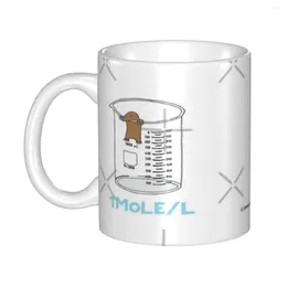 Mugs Chemistry 1 Mole Per Litre For Or Avogadro's Day Coffee Juice Dining Table Beautiful Pattern Practical Cups