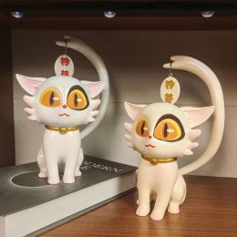 Miniatures Suzumes No Tojimari Statue Anime Dygin Cat Ornament Desk Storage Tray Table Resin Sculpture Cartoon Cute Home Decor Gift