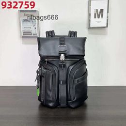 Fashion Back Mens Roll Designer Bag Business Backpack Leather Pack Travel Waterproof Computer 932759d TMIs Mens Top TMIs 6G5B