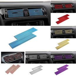 2024 20Pcs/Lot 20Cm Universal Car Air Conditioner Outlet Decorative U Shape Pvc Moulding Trim Strips Decor Car Styling Accessories