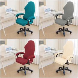 Chair Covers Elastic Computer Cover Jacquard Spandex Office Chairs Slipcovers Stretch Dustproof Gaming Armchair 1 Set