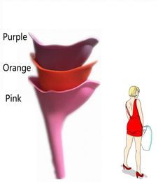 Female urination urine device lady urine silicone funnel women Outdoor Standing up Pee Reusable urinals portable camping travel to5907735