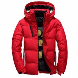 2023 New Down Jacket Men's Short Slim-fit Korean Versi Thick Warm Hooded Coat Men's Wear Men Winter Jacket g63p#