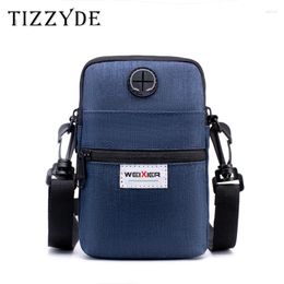 Shoulder Bags Fashion 2024 Casual Summer Men Diagonal MultiFunction Mobile Phone Bag Outdoor Sport Messenger Tote SHW240