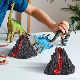 Garden Decorations 12pcs Simulation Volcano Models Ornaments Sandbox Toys Artificial Landscape