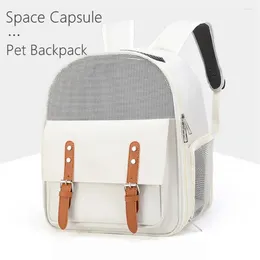 Cat Carriers Two-shoulder Hanpanda Foldable Portable Transparent Bag Breathable Cat&dog Backpack Large-capacity Outdoor Space