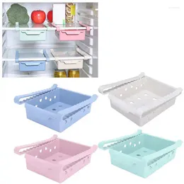 Kitchen Storage 12.3x15x5cm Pull Out Refrigerator Box Fruit Fridge Freezer Shelf Rack For Home