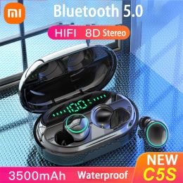 Earphones Xiaomi Air dots buds Pods Wireless Headphones Bluetooth Earphone Sport Earbuds Waterproof Power Bank LED Display Gaming Headsets