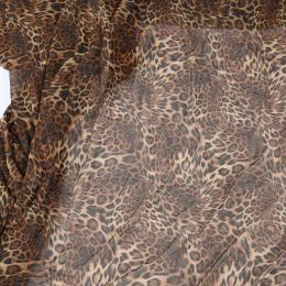 Fabric Leopard polyester spandex 4 Way Stretchy net Fabric Stockings Knit Net sold BY YARD