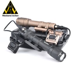 Watson Tactical M600C Flashlight UN Wired Mouse Tail 20MM Rail Metal Side Bracket Fixed Base