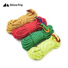 Outdoor tent canopy 4mm thick double eye buckle reflective wind rope combination camping wind rope buckle tent rope sleeve