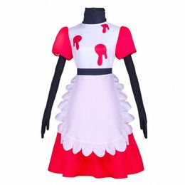 hazbin Niffty Cosplay Costume Maid Dr Sinner Dem Hote Outfits Halen Carnival Women Suit F1LP#