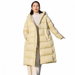 2024 Winter Women Fi Thicken Warm Oversized Jackets Female Lg Sleeve Down Coats Ladies White Duck Down Overcoats Q842 u5Z3#