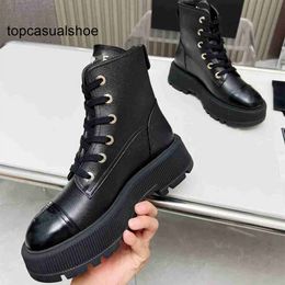 Channeles CF Pointed Nude Designer Toe Boots Shoes Mid Black Heel Long Short Boots Shoes 23.12.18m