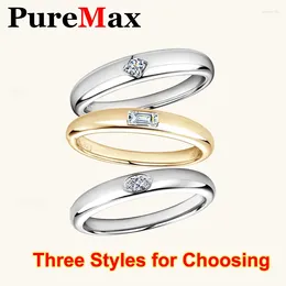 Cluster Rings PureMax Premium S925 Sterling Silver Moissanite Women's Ring Fashion For Women Top Quality Wedding Party Jewellery Gift