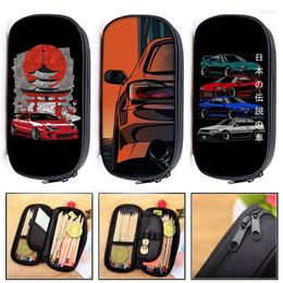 Cosmetic Bags Japan JDM Modified Cultural Case Pencil Bag Racing Car Stationary Engine Box School Cases Supplies