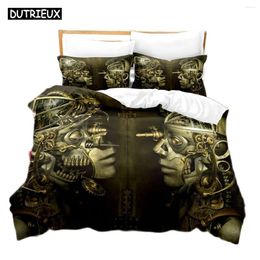 Bedding Sets 3D Printed Steampunk Set Down Quilt Cover With Pillowcase Double SIngle King Anime My Dress-U