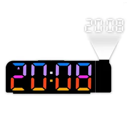 Table Clocks Multifunctional LED Clock With Temperature Display Easy To Read Large Font Adjustable Backlight Snooze Function