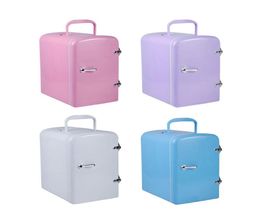 4L Mini Fridge Cooler Warmer Compact Semiconductor Electronic Fridge Cosmetics For Home Office Car Multiuse3243476