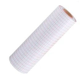 Window Stickers Pet Clear Adhesive DIY With Grid Positioning Easy Apply Home Alignment Decals Reusable Transfer Paper Tape Roll 30.5cmx100cm