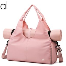 AL-160 New Designer Al Men's and Women's Fitness Yoga Oxford Cloth Bag with Wet and Dry Separation Large Capacity Waterproof Travel Duffel Bag Tennis Sports Bag
