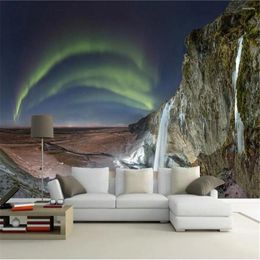 Wallpapers Milofi European And American Fantasy Landscape TV Background Wall Large Mural Wallpaper