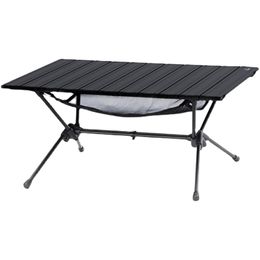 Outdoor camping blacking Aluminium alloy lightweight Chicken rolls table self driving picnic portable folding table
