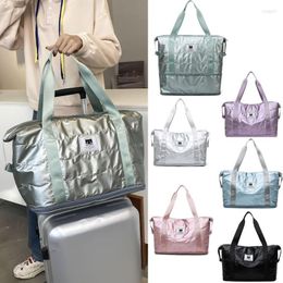 Duffel Bags Space Cotton Travel Bag Adjustable Fashion Cabin Tote Handbag Carry On Luggage Waterproof Fitness Shoulder For Women220Z