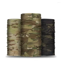 Bandanas 5 Style Camouflage Polyester Scarves Face Dust Mask Outdoor Sport Cycling Camping Hiking Headwear Magic Scarf