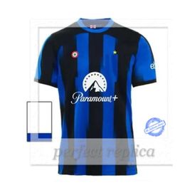 Ccjersey 23 24 Inters LUKAKU LAUTARO Milans Soccer Jerseys ANNIVERSARY CORREA DZEKO BARELLA SKRINIAR BROZOVIC Home Away Football Shirt Men Kids Kit 542