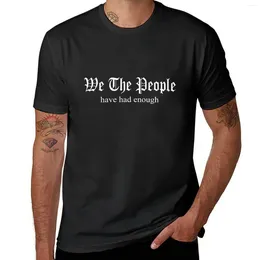 Men's Tank Tops We The People Have Had Enough Decal Vinyl Sticker Auto Car Truck Wall Laptop T-Shirt Oversized T Shirts T-shirts