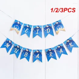 Party Decoration 1/2/3PCS Ramadan Hanging Ornament 2024 Lightweight Environmentally Friendly Lovely Eid Mubarak Banners