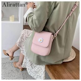 Bag Spring Simple Women PU Leather Design Ladies Fashion Casual All-Match One-Shoulder Messenger Mobile Phone