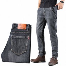 2022 Summer Jeans for Men Loose Straight Stretch Slim Denim Pants Men's Denim Classic Style Citizens of Humanity Trousers Male z3VH#