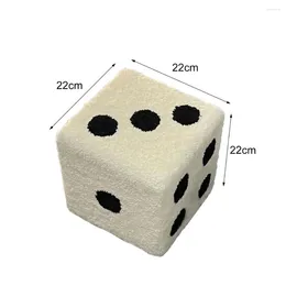 Pillow Seat Stool Reliable Solid Construction Cubic Bedroom Decorative Dices For Living Room Bar Shoes