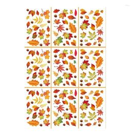 Window Stickers Fall Clings Autumn For Glass Thanksgiving