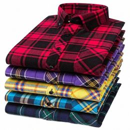 Новые осенне-зимние мужские повседневные фланелевые рубашки в клетку с рукавами Lg S-8XL, стандартные карманные рубашки Businman Dr, повседневные 88EK #