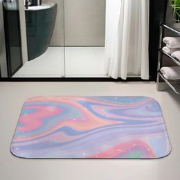 Carpets Dreamy Flowing Light Entrance Doormat Mat Anti-Slip Bedroom Living Room Soft Carpet Bathroom Shower Foot Rug Home Decor