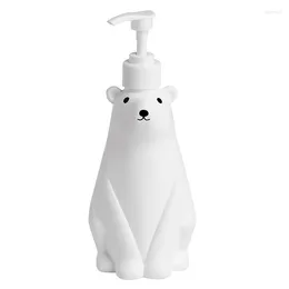 Storage Bottles Shower Gel Dispenser With Polar Bear Shampoo Container Lotion Dispensing Bottle Liquid Household