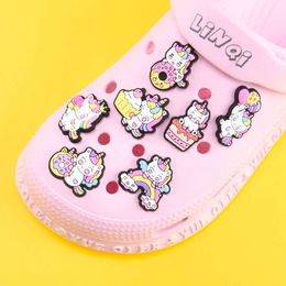 high quality cartoon design soft rubber charms custom cute pvc charms shoes decoration for clogs