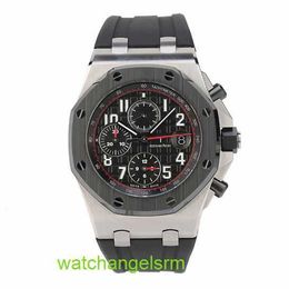 AP Wrist Watch Collection Royal Oak Offshore Series Precision Steel Automatic Mechanical Mens Time Luxury Watch Luxury 26470SO.OO.A002CA.01 Black Plate