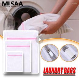 Laundry Bags Mesh Bag 3 Sizes Polyester Wash Coarse Net Basket Household Cleaning Tools Accessories