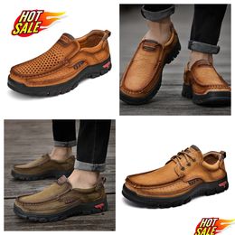 Casual Explosive shoes Men's large size men's casual GAI men's portable new leather shoes non smelly feet trainer Lightweight Stylish bigsize new fashion 2024