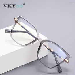 Sunglasses VICKY Simple Design Fashionable Large Frame Anti-Blue Light Glasses Women's Reading Customizable Prescription PFD2208