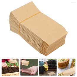 Take Out Containers 100 Pcs Seed Bag Multi-functional Kraft Paper Pouches Garden Corn Storing Bags Vintage Wheat Packing Corns