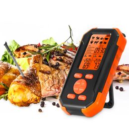 Gauges Wireless Meat Thermometer 328FT Remote Range Smart Cooking Thermometer Digital Thermometer with Smart Alert Function