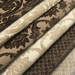 Fabric High Quality European Style Jacquard Chenille Velvet Fabric Home Decoration Accessories Upholstery Textile