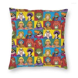 Pillow Cool He-Man And Friends Square Throw Case Home Decor 3D Two Side Printing Masters Of The Universe Cover For Car